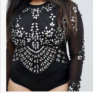 Embellished Bodysuit